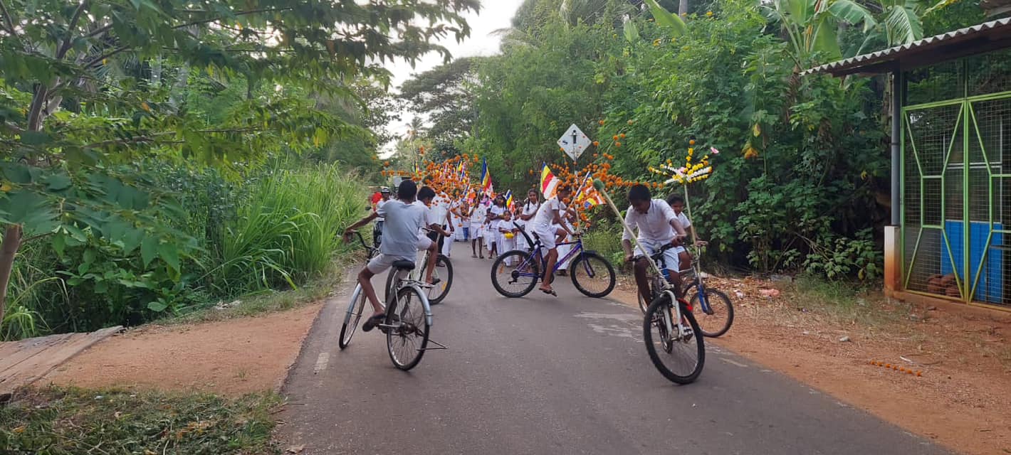 Esala Monthly Flower Procession